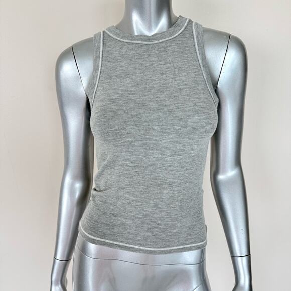 Lush Tops - LUSH women tank grey top size S